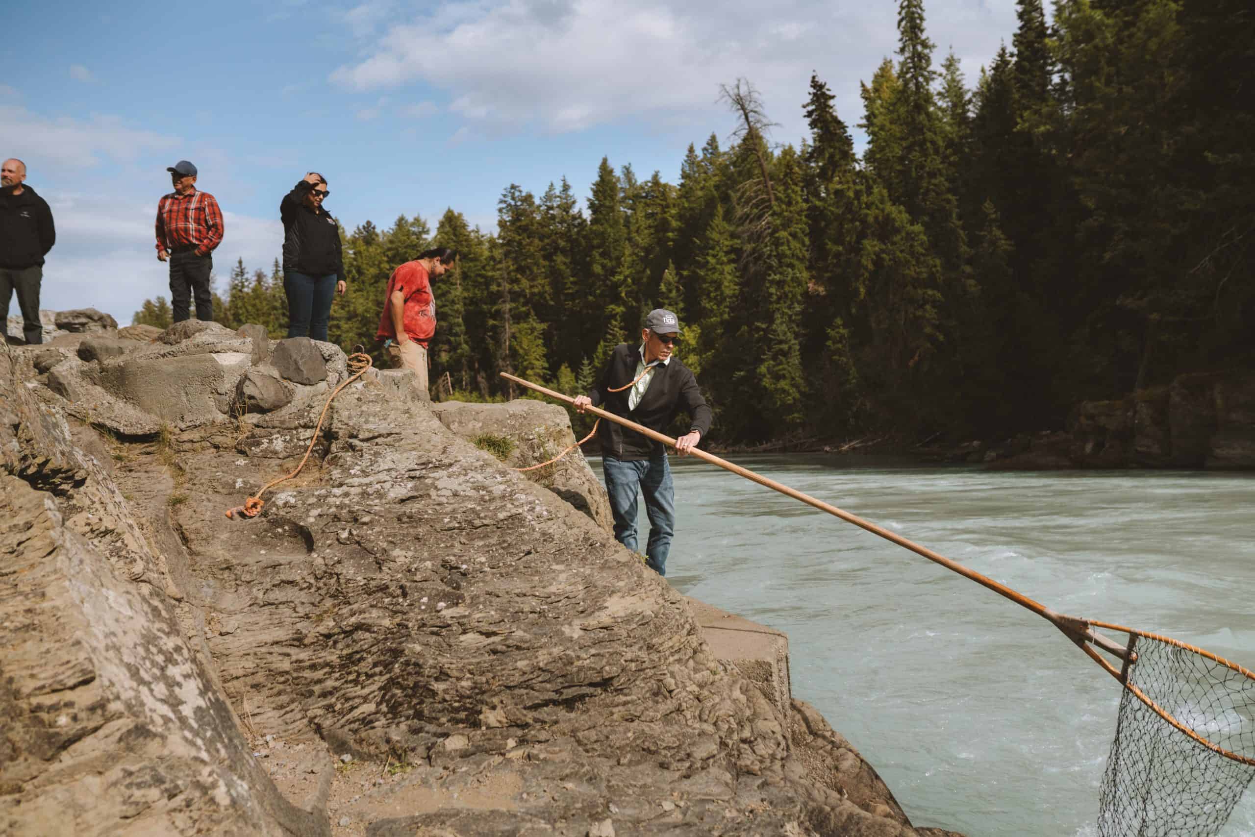 Canada and US Commissioners from the Pacific Salmon Commission toured the Territory with Tŝilhqot’in Leadership – Sept 2023.